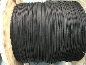 Cables <span class=keywords><strong>de</strong></span> Acero 7x19/7x7 con Recubrimiento <span class=keywords><strong>de</strong></span> Polvo Negro, Cable <span class=keywords><strong>de</strong></span> Alambre Galvanizado 7*19 para Escenarios y Cine, 1000 pies/rollo - Product Image 4