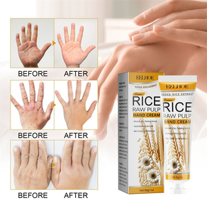 Crème pour les mains Eelhoe hydratante, éclaircissante, adoucissante, anti-fissures, anti-démangeaisons, à base de pulpe de riz et de lait de chèvre, OEM - Product Image 6