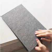 Mat d'isolation en laine de roche avec revêtement en aluminium imperméable, haute densité, pour sous-couche de toiture et conduits de CVC