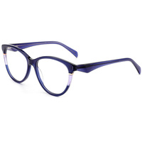 Lunettes optiques en acétate œil de chat anti-lumière bleue, expédition rapide OEM, faible MOQ, lunettes pour femmes