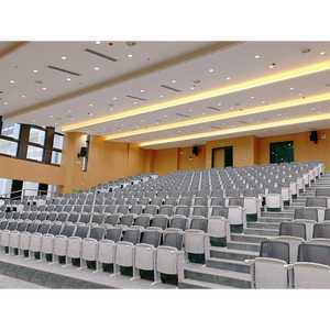 كرسي مسرح فردي حديث للمنزل أو الفندق، قابل للطي والتحريك، أثاث قاعة المحاضرات، كراسي سينما قماشية - Product Image 4