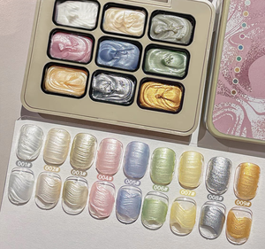 Vente en gros de vernis à ongles en gel UV 2025 à la française avec design dégradé de saturation élevée avec <span class=keywords><strong>effet</strong></span> de peinture à l'huile LED Nail Art Pat Sugar - Product Image 5