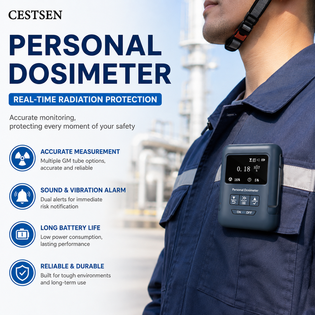 GM-100/A Occupational Hygiene Household Radiation Dosimeter Personal Dosimeter Geiger Counter