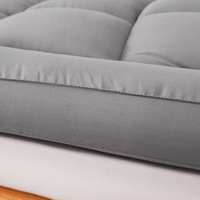 Surmatelas King Size Épaissi Matelassé en Mousse à Mémoire de Forme, Surface de Sommeil Douce avec Fonction Pliante