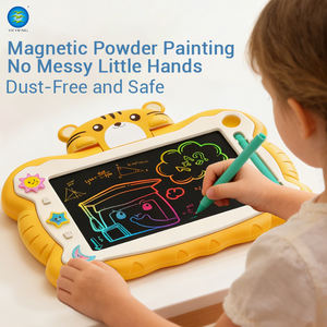 Tablette d'écriture interactive musicale et lumineuse en plastique coloré pour <span class=keywords><strong>dessin</strong></span> technique, jouet sensoriel et créatif pour bébés et enfants (thème STEM) - Product Image 5