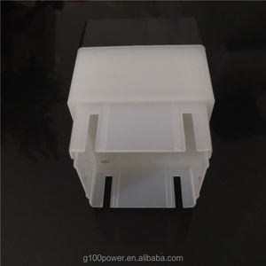 Lumière de poteau de clôture solaire carrée de 2'' x 2'' pour clôtures en fer, bordure de piscine et résidentiel - Product Image 4