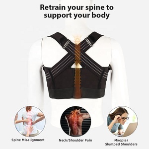 Correttore Posturale Aofit in Nylon, Supporto per Schiena e Colonna Vertebrale, Protezione Contro la Postura <span class=keywords><strong>a</strong></span> Cammello, Sollievo dal Dolore, Elastico e Confortevole - Product Image 4