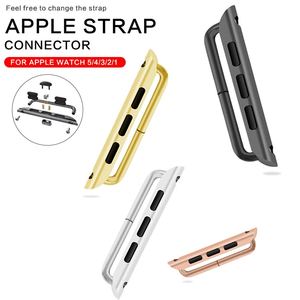 Adaptateur de connecteur IVANHOE pour Apple Watch 6 SE 5 <span class=keywords><strong>4</strong></span> 3 bracelet 38mm 42mm pour <span class=keywords><strong>iWatch</strong></span> série 6 5 <span class=keywords><strong>4</strong></span> <span class=keywords><strong>44mm</strong></span> 40mm adaptateur accessoires - Product Image 2