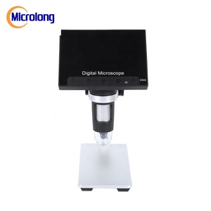 Microlong DM4 Portable Stereo Digital 8 LED Lights 4.3" LCD Screen 720P Video Resolution Adjustable Brightness DM4 Lcd Screen Di - Product Image 1