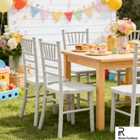 Chaise en bois empilable pour enfant, prix de gros, idéale pour mariages, fêtes et événements, en vente