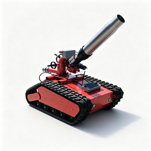 Robot de extinción de incendios sobre orugas de alto flujo (80L/S) con alcance de 60m - Product Image 2