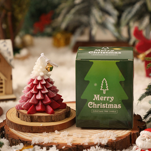 Relaxlines Handmade Eco-Friendly Aromatherapy Scented <b>Candles</b>-Votive & Home Decoration Christmas Tree Soy Wax Novelty <b>Candles</b> - Product Image 3