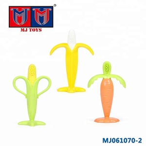 100% de grado alimenticio lindo goma de la <span class=keywords><strong>fruta</strong></span> bebé <span class=keywords><strong>mordedor</strong></span> con certificado - Product Image 1