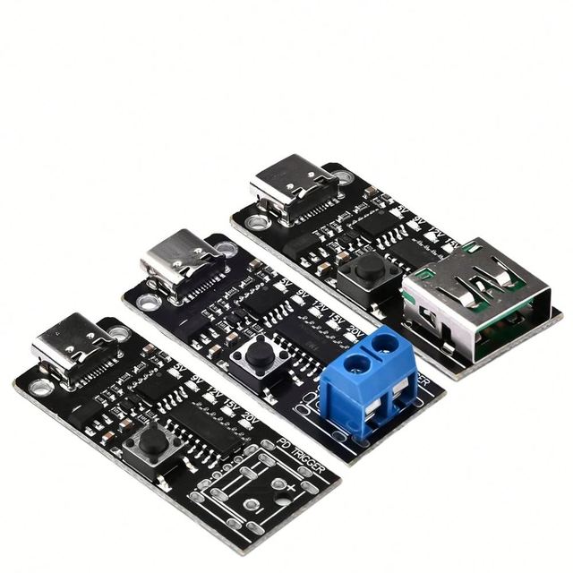 100W 5A USB Type-C PD/QC Decoy Trigger Board 5V 9V 12V 20V Output PD 2.0 3.0 Adapter Cable Connection Polling Detector Original