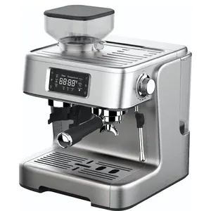 Pembuat kopi yang dapat diprogram dengan boiler ganda, mesin espresso ulka pompa layar sentuh