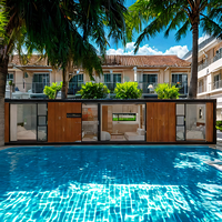 Villas móviles modulares de lujo para proyectos inmobiliarios de resort Soluciones de viviendas prefabricadas personalizadas