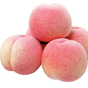Buah Palsu Peach-Buah Buatan Plastik Buatan Seperti Hidup Simulasi Peach Pink Peach Palsu Dekorasi Pajangan Rumah