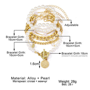 Pulseras Unisex de Acero Inoxidable con Doble Capa de Flor y Corazón, Chapadas en Titanio, Estilo Vintage <span class=keywords><strong>Rebecca</strong></span>, Venta al por Mayor - Product Image 5