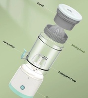 Mini presse-agrumes automatique portable avec lame en acier inoxydable séparateur de presse-agrumes domestique multifonctionnel Source d'alimentation USB pour utilisation RV