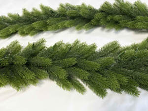 Guirlande artificielle de 9FT 270CM pleine guirlande de Noël PE pour la décoration extérieure - Product Image 5