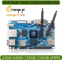 Orange Pi 5B Rockchip RK3588S Processeur Octa-Core 64 bits avec configurations de mémoire optionnelles pour les applications d'IA en calcul en périphérie