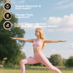 Oem/ODM gan bò viên nang 100% tinh khiết gan bò sạch & tự nhiên không có kích thích tố bổ sung cho não, tim & sức khỏe doanh - Product Image 4