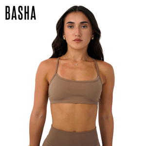 Der Hochelastische Polyamid-Stoff Bietet dem Cross-Back Sport-BH Fitnessunterstützung und Bequeme Aktivitäten beim Trainieren für Frauen - Product Image 2