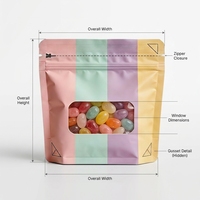 Sachets Doypack refermables personnalisés avec logo, qualité alimentaire, à fermeture éclair, pour fromage en bâtonnets, graines de melon, chocolat, bonbons, noix