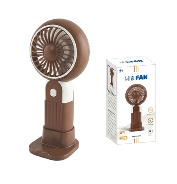 Mini Portable Ultra-High Speed 5-Speed Handheld Fan Cross-Border Powerful Cooling Car USB Charging High Household Plastic
