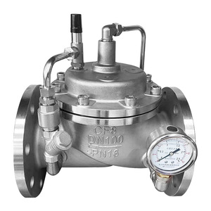 Guangdong Magnesium Special Stainless Steel Pressure Reducing Valve DN100 PN16 Flange Type Water Control - Product Image 4