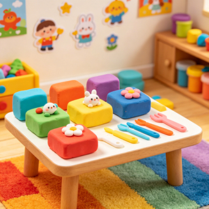 Kit de Pâte à Modeler Magique à Séchage à l'Air en Gros, Légère et Super Douce, pour Enfants Unisexe, Outils de Sculpture DIY, Pâte à Modeler, Slime - Product Image 2