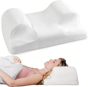 <span class=keywords><strong>Oreiller</strong></span> ergonomique cervical en mousse à mémoire de forme pour hôtel, avec housse amovible en tissu tricoté, confortable pour <span class=keywords><strong>dormir</strong></span> sur le dos, le cou et les épaules - Product Image 1