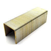 Agrafes de rembourrage de haute qualité de marque HuaZhen, prix d'usine, calibre 16, série P, acier au carbone jaune électrogalvanisé, garantie 3 ans