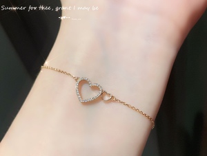 Xinfly Custom 18K Solid Gold Luxury Bridal Jewelry Set Heart Shape Natural Diamond for Weddings Parties Classic for Gifts - Product Image 2