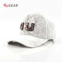 Topi Baseball 4UGEAR Custom Metal Gorras 5 Panel Dad Hats dengan Logo Custom Snapback untuk Pria