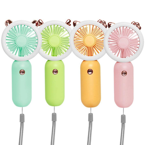Nouveau mini ventilateur de poche avec lumière nocturne, USB, électrique, rechargeable, petit ventilateur de bureau portable avec batterie au lithium - Product Image 1