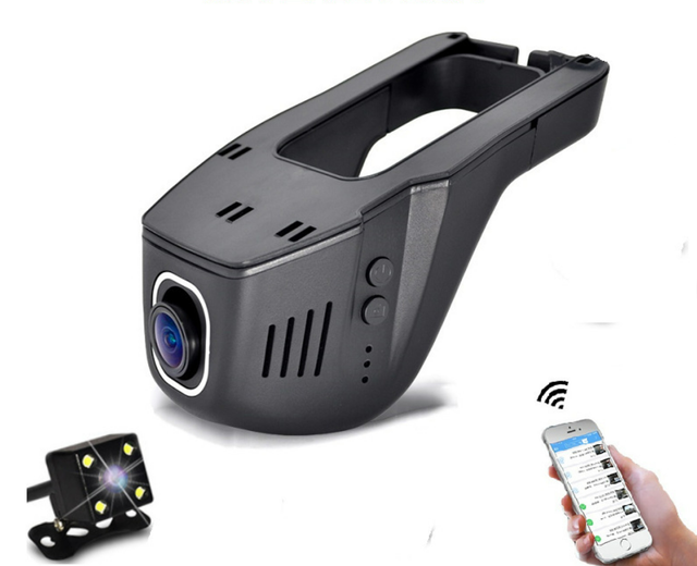 Car Black Box Dvr Car Recorder Screen Front Car Camera Recorder Wifi Mp4
