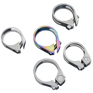 Adapter Clamp Bike Accessory,Bicycle Parts,Titanium Bike Seat Clamp 31.8/34.9mm