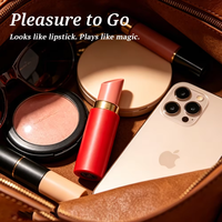 Lippenstift-Vibrator Tragbarer Mini-Lippenstift mit Eiervibration für G-Punkt und Klitoris-Stimulation Sexspielzeug Masturbationshilfe