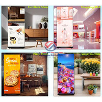 Affichage d'épissage sans couture P1.53 P1.86 HD d'intérieur support mobile affiche de sol vidéo mur panneau flexible affiche extérieure écran LED