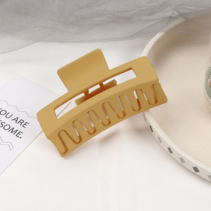 Pince à cheveux carrée en acrylique pour femmes et filles, 12 pièces, grande pince à cheveux, Simple poêle, coiffure de <span class=keywords><strong>bain</strong></span>, pour cheveux - Product Image 6