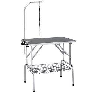 Mesa de Peluquería Plegable para Perros Grandes, Estación Multifuncional para el Cuidado de Mascotas para Bañar y Secar - Product Image 1