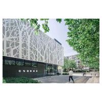 Abat-jour en aluminium pour façade métallique