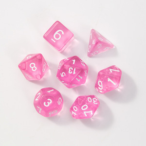 <span class=keywords><strong>Juego</strong></span> de Dados Poliédricos Transparentes de Acrílico para Juegos de <span class=keywords><strong>Rol</strong></span>, 7 Piezas, D20, para Juegos de <span class=keywords><strong>Mesa</strong></span> de <span class=keywords><strong>Rol</strong></span> - Product Image 2