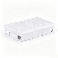 Boîtier terminal fibre optique FTTH 2 cœurs, 2 ports adaptateur SC, boîtier de raccordement intérieur, panneau frontal pour épissure de réseau CATV et haut débit