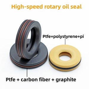 DSH индивидуальный комплект уплотнений вращающегося цилиндра Гидравлический масляный уплотнитель вала высокоскоростной вращающийся с высокой/низкой губной стулкой - Product Image 3