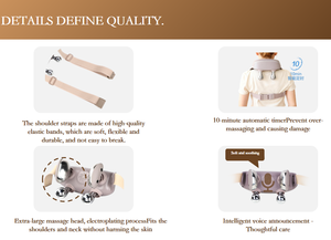 Nuevo Mini Masajeador Eléctrico de Pulso 6D, Masajeador Manual de Baja Frecuencia para Cuello y Espalda con Calor Relajante - Product Image 4