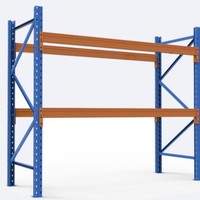Système de rayonnage de stockage de palettes en acier robuste industriel avec protection contre la corrosion