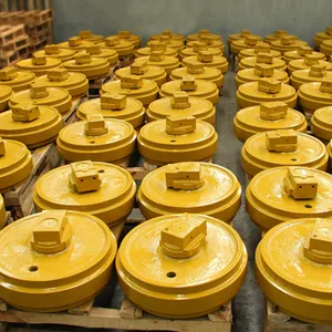 Produk Baru Penjualan Baru Pabrikan Tiongkok Penggali <span class=keywords><strong>Roller</strong></span> Logam Bulldozer Ex200-5 <span class=keywords><strong>Idler</strong></span> Jalur Depan - Product Image 1