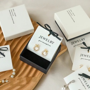 2024 thời trang mới nhỏ gọn và nhẹ sang trọng nhung vải trang sức túi phong cách đơn giản cho Bông tai bao bì - Product Image 4